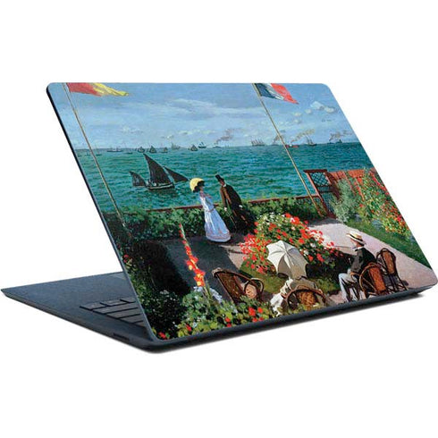 Claude Monet The Terrace at Sainte-Adresse Surface Laptop Skin